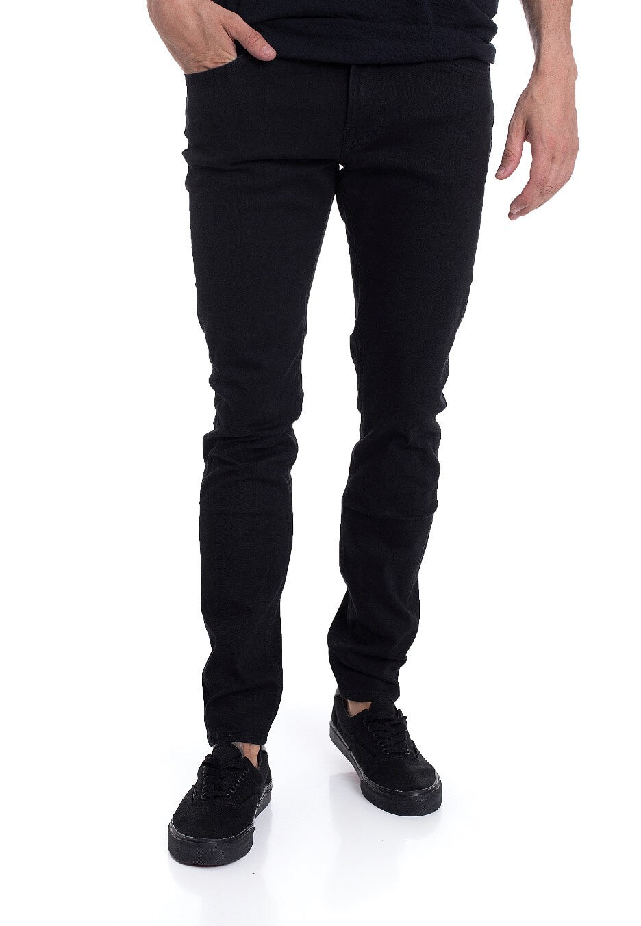 Lee - Malone Black Rinse - Jeans - black - W33 / L32 - 90% Cotton, 7% Polyester, 3% Elastane,Denim