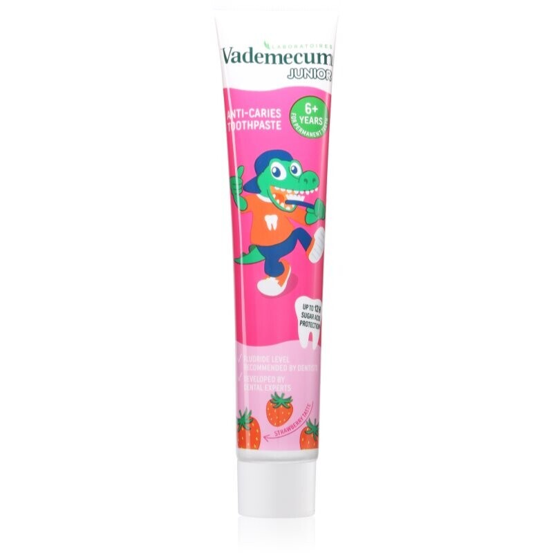 Vademecum Junior Fresh Strawberry toothpaste for children age 6+ 75 ml