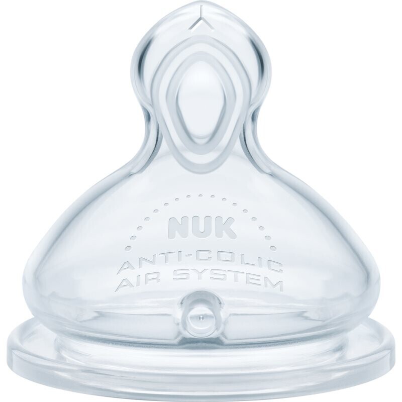 NUK First Choice Flow Control baby bottle teat 6m+ 2 pc