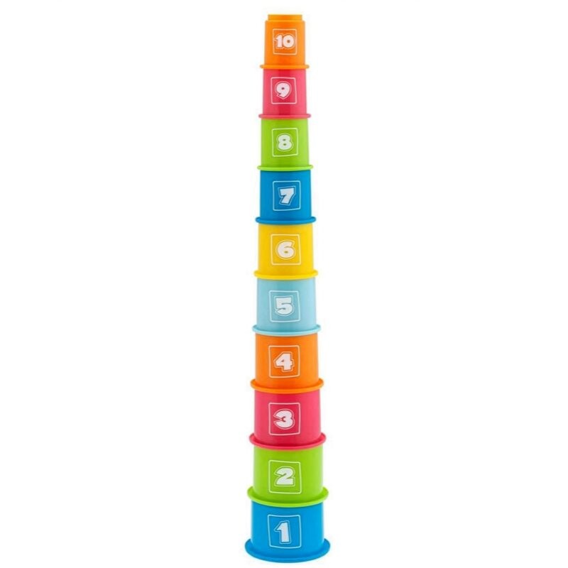 Chicco 2 in 1 Stacking Cups stackable cups 9m+ 10 pc