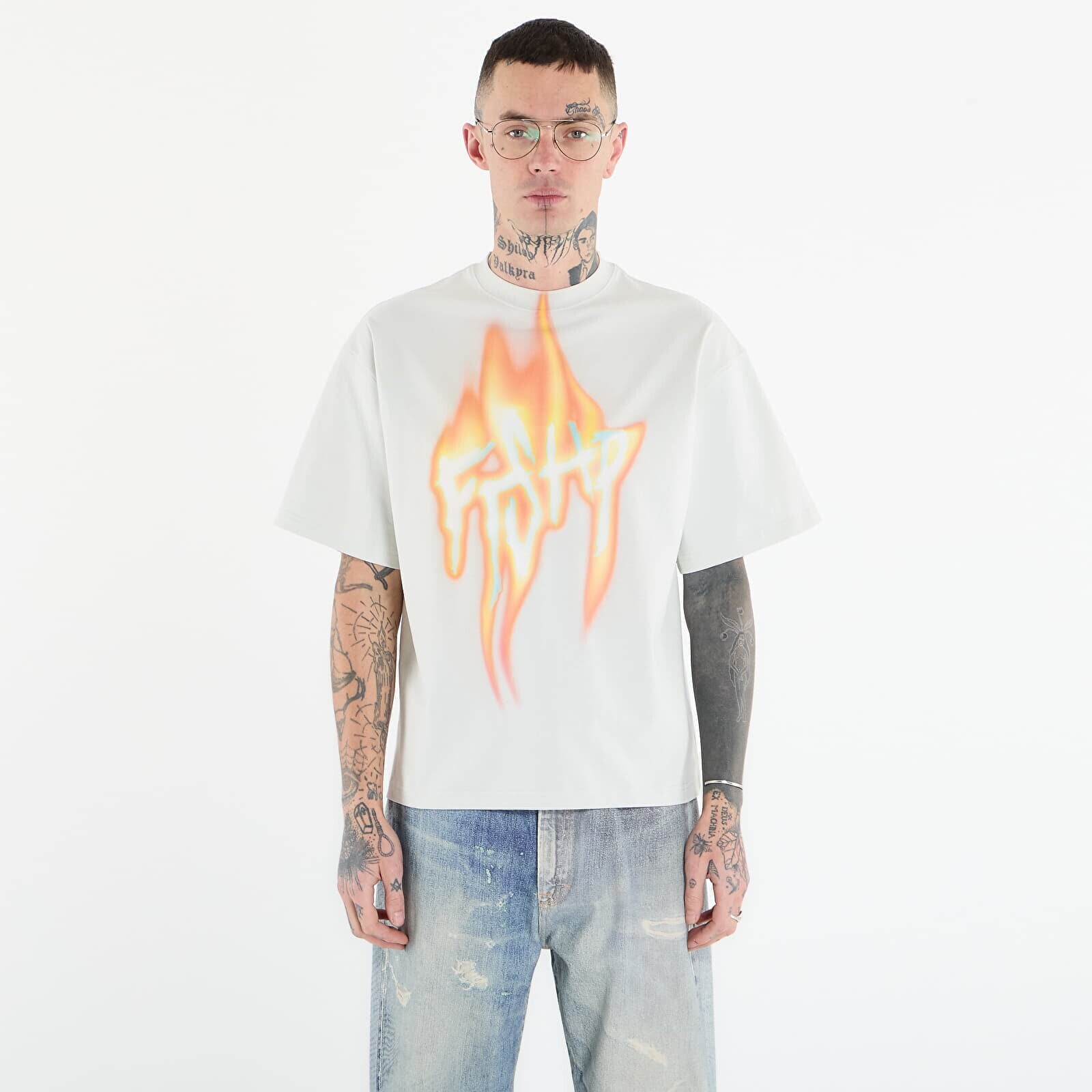 T-shirt FTSHP Walking Art II. T-Shirt UNISEX Off-White XS