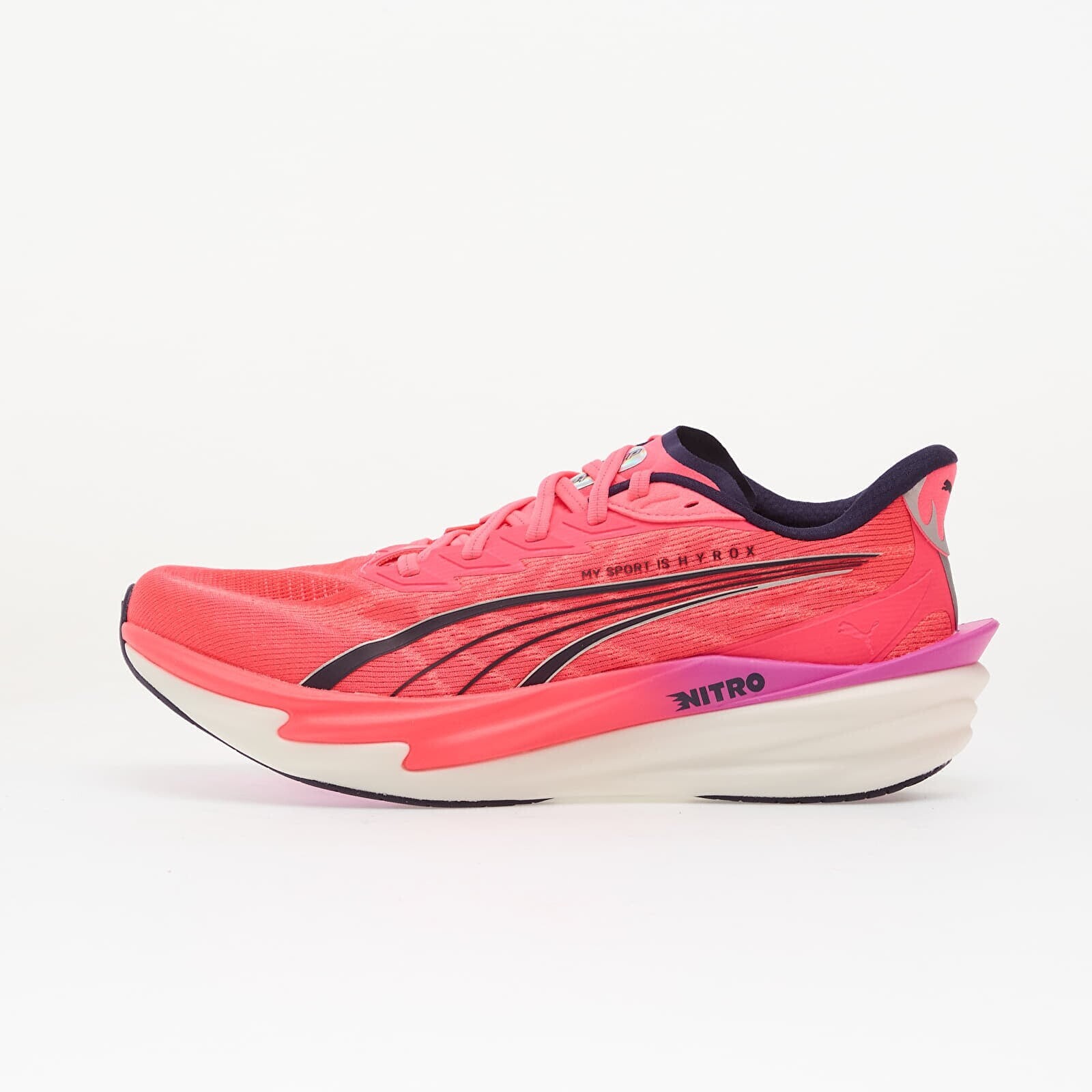 Sneakers Puma Deviate NITRO 4 PUMA X HYROX White/ Electric Orchid/ Pink UK 11