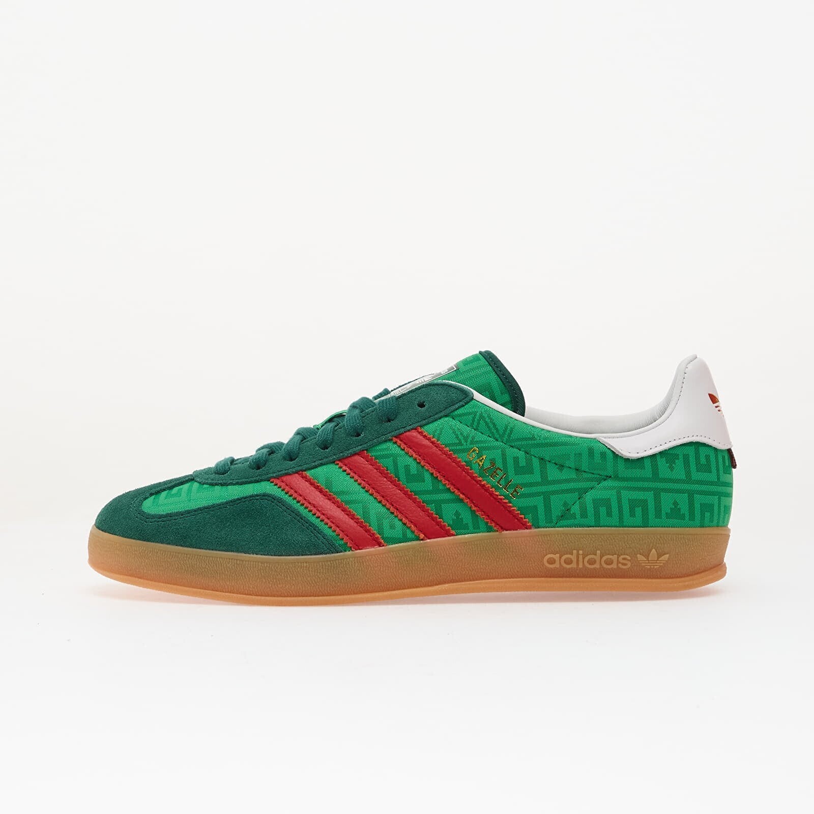 Sneakers adidas Gazelle Indoor Green/ Better Scarlet/ Collegiate Green UK 6