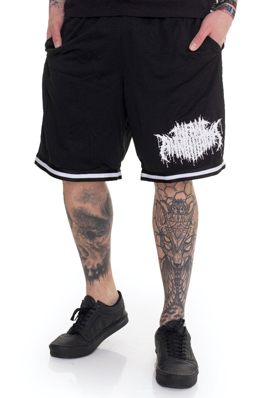 Infant Annihilator - Logo Striped - Shorts - black - XL - 100% Polyester