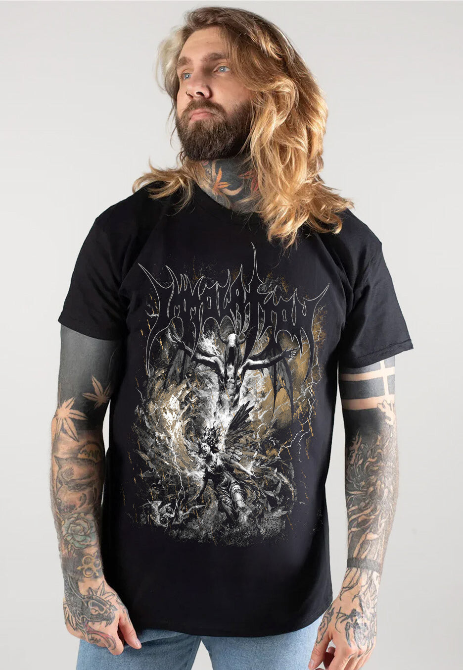 Immolation - Storm - T-Shirt - black - L - 100% Cotton