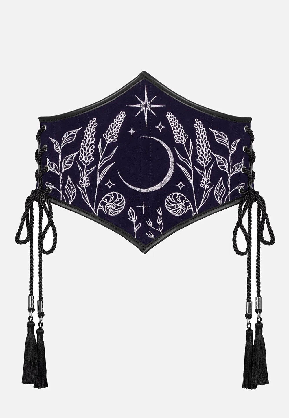 Restyle - Celestial Corset - Belt - black - M/L - 100% Polyester