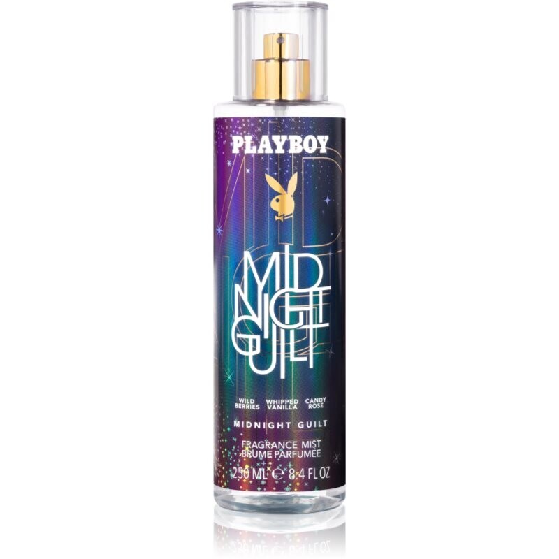 Playboy Midnight Guilt body spray for women 250 ml