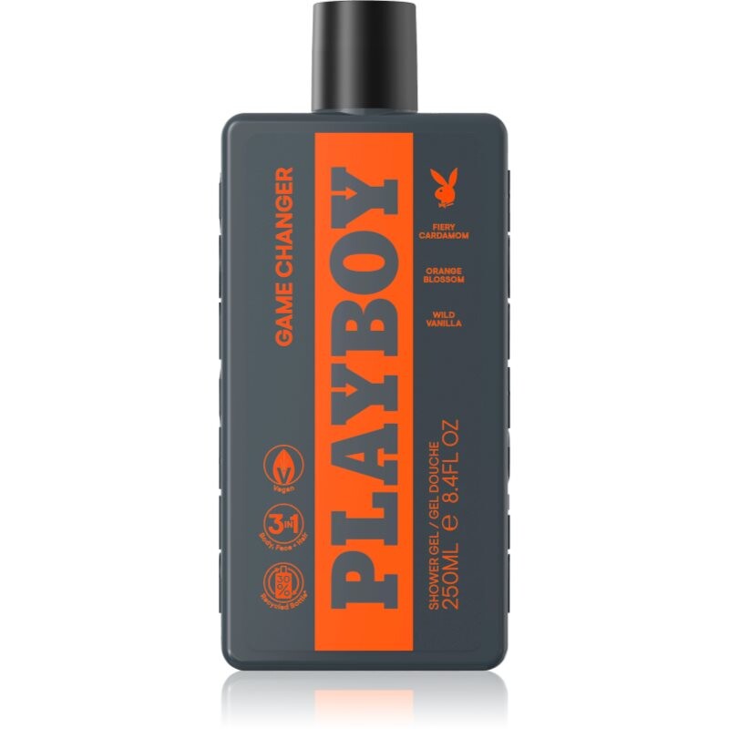 Playboy Game Changer shower gel 3-in-1 for men 250 ml