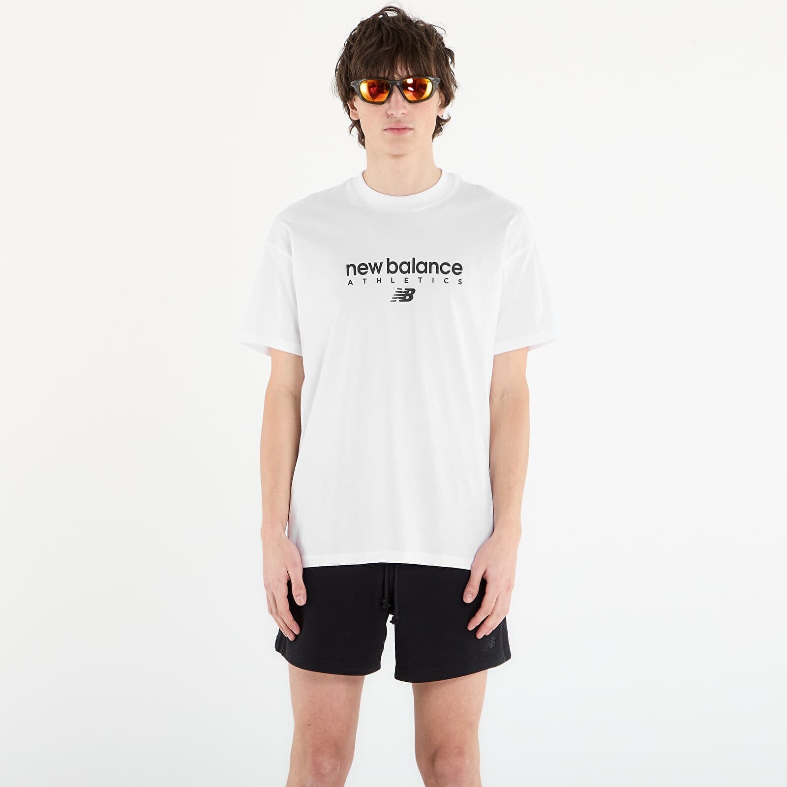 T-shirt New Balance Linear Graphic T-Shirt White S