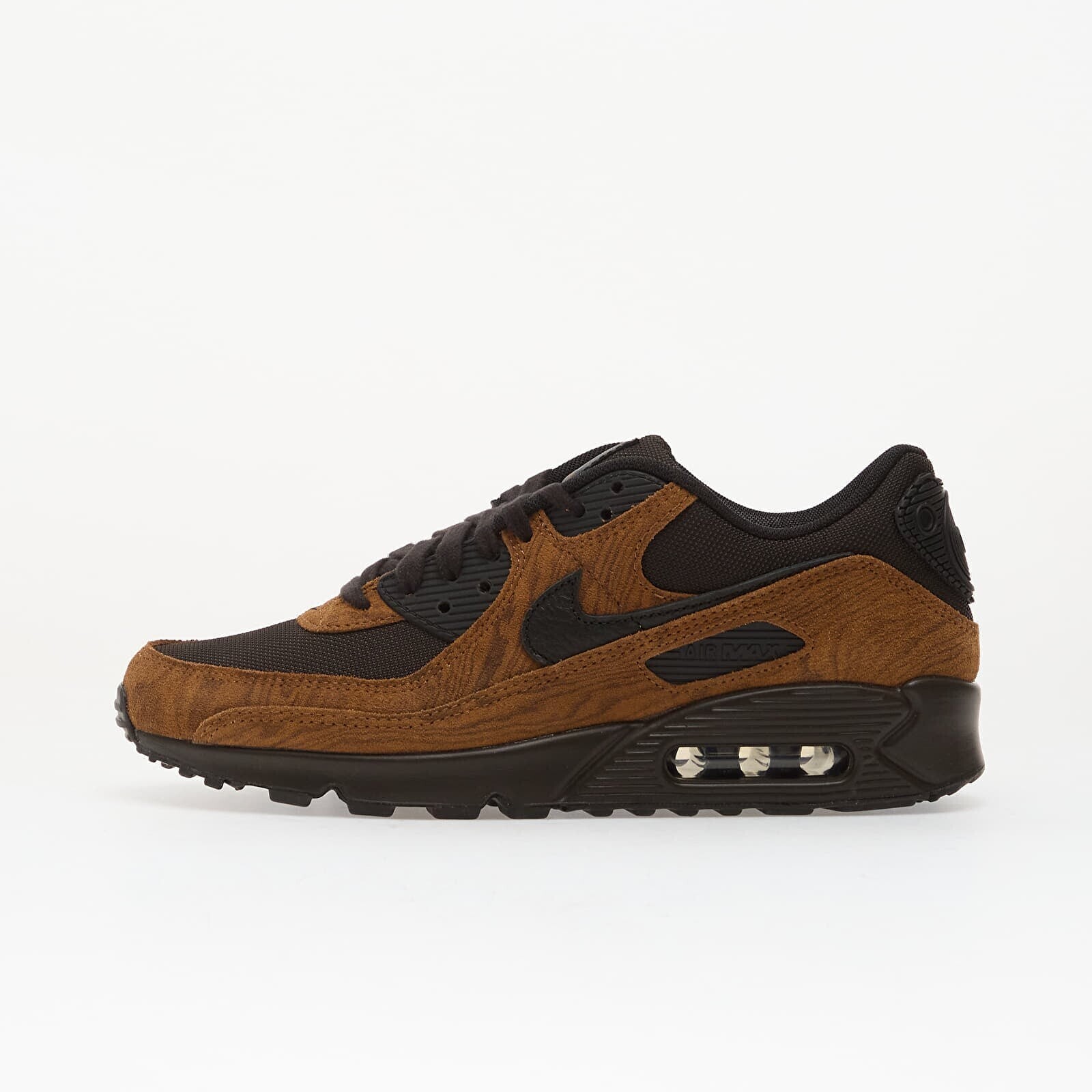 Sneakers Nike Air Max 90 Prm Lt British Tan/ Black-Velvet Brown UK 10.5