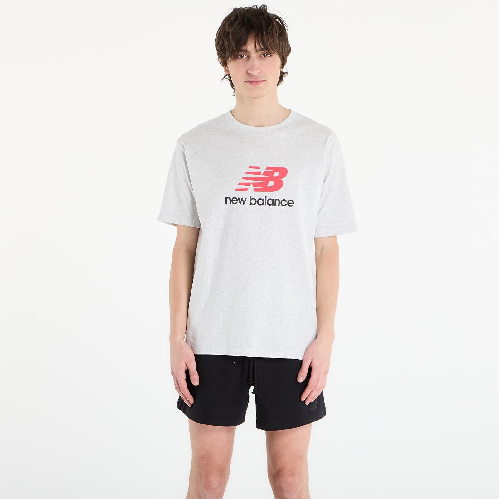 T-shirt New Balance Athletics Logo T-Shirt Ash Heather M
