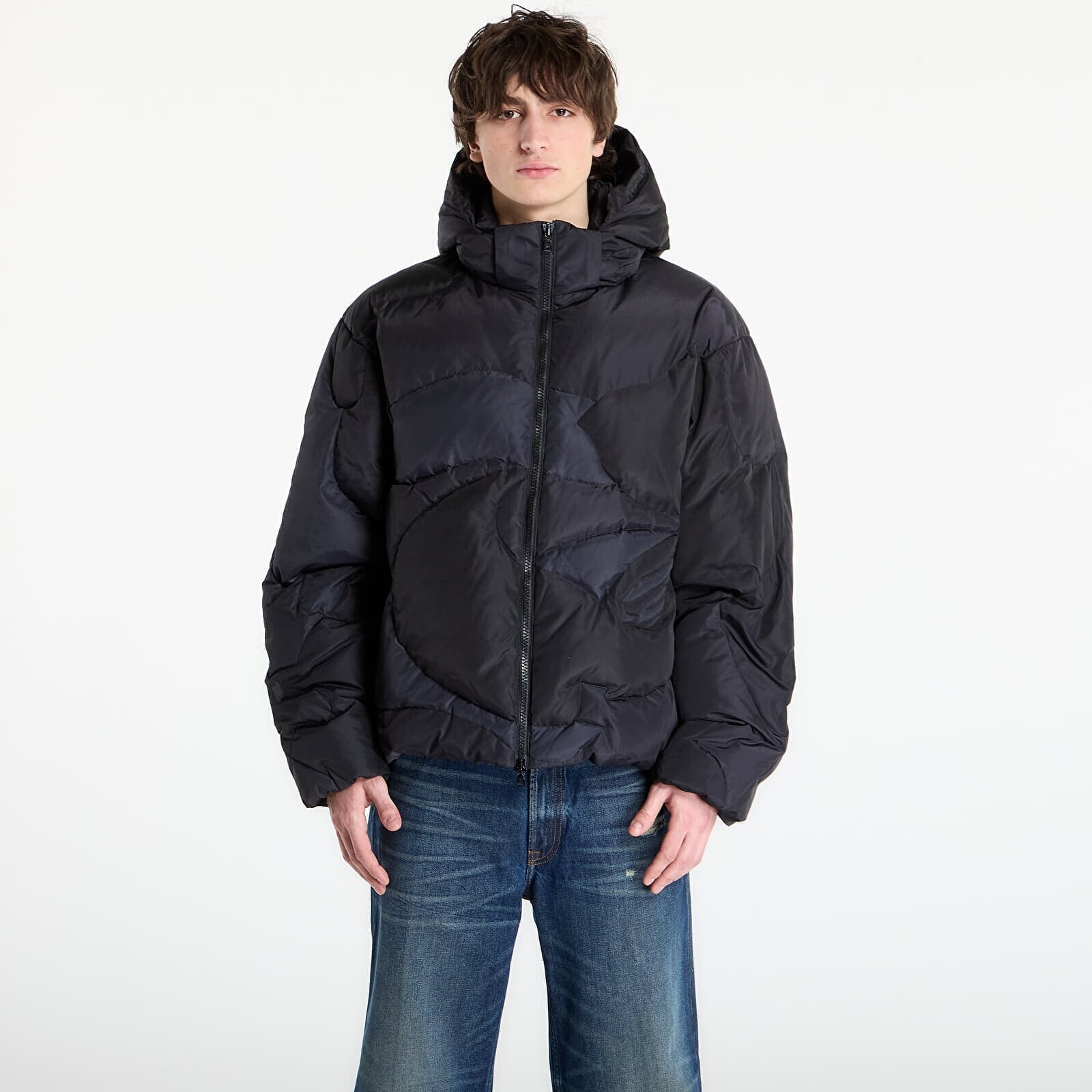 Jacket A BATHING APE Mega Color Camo Quilted Down Jacket M Black L