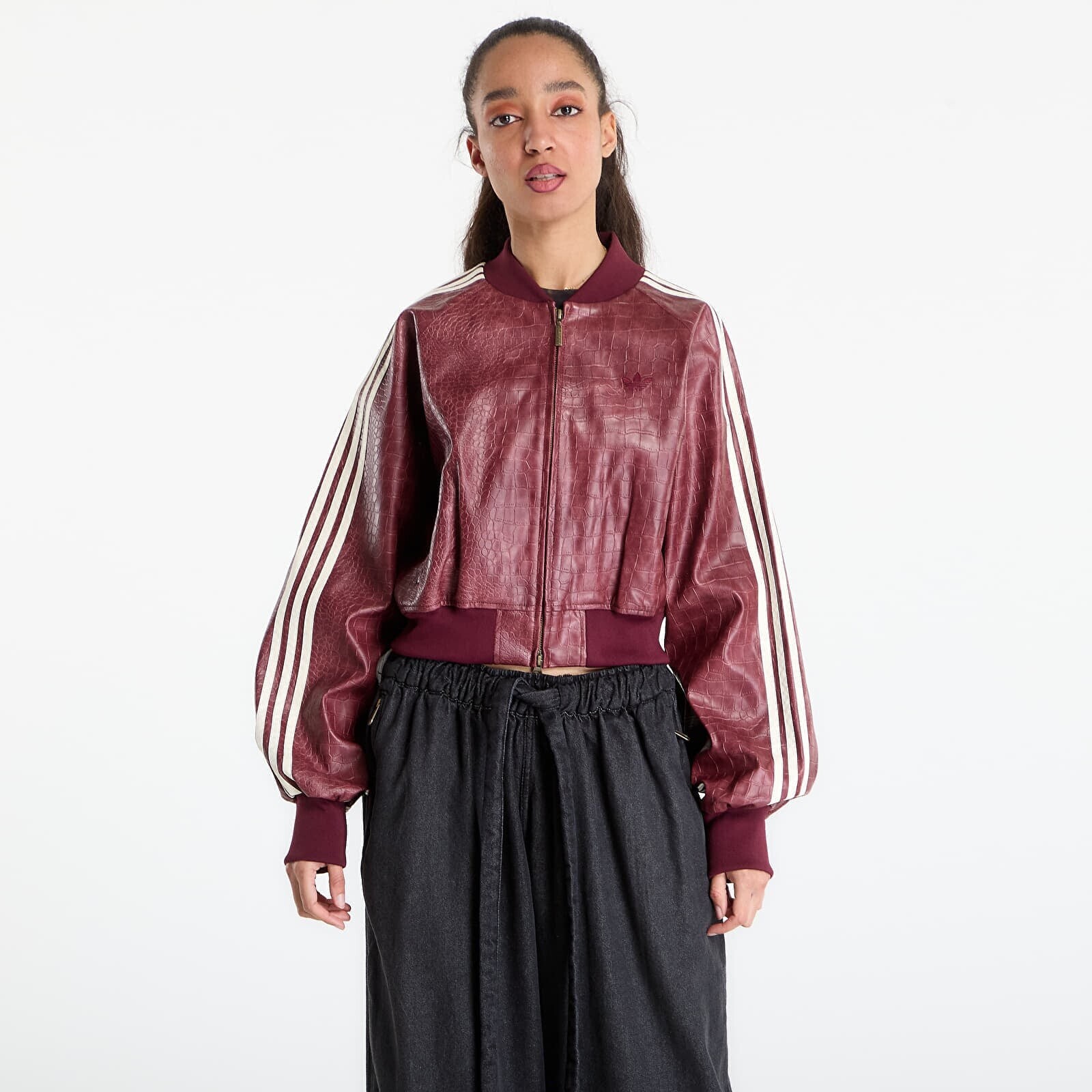 Jacket adidas Sst Plthr Jkt Maroon M