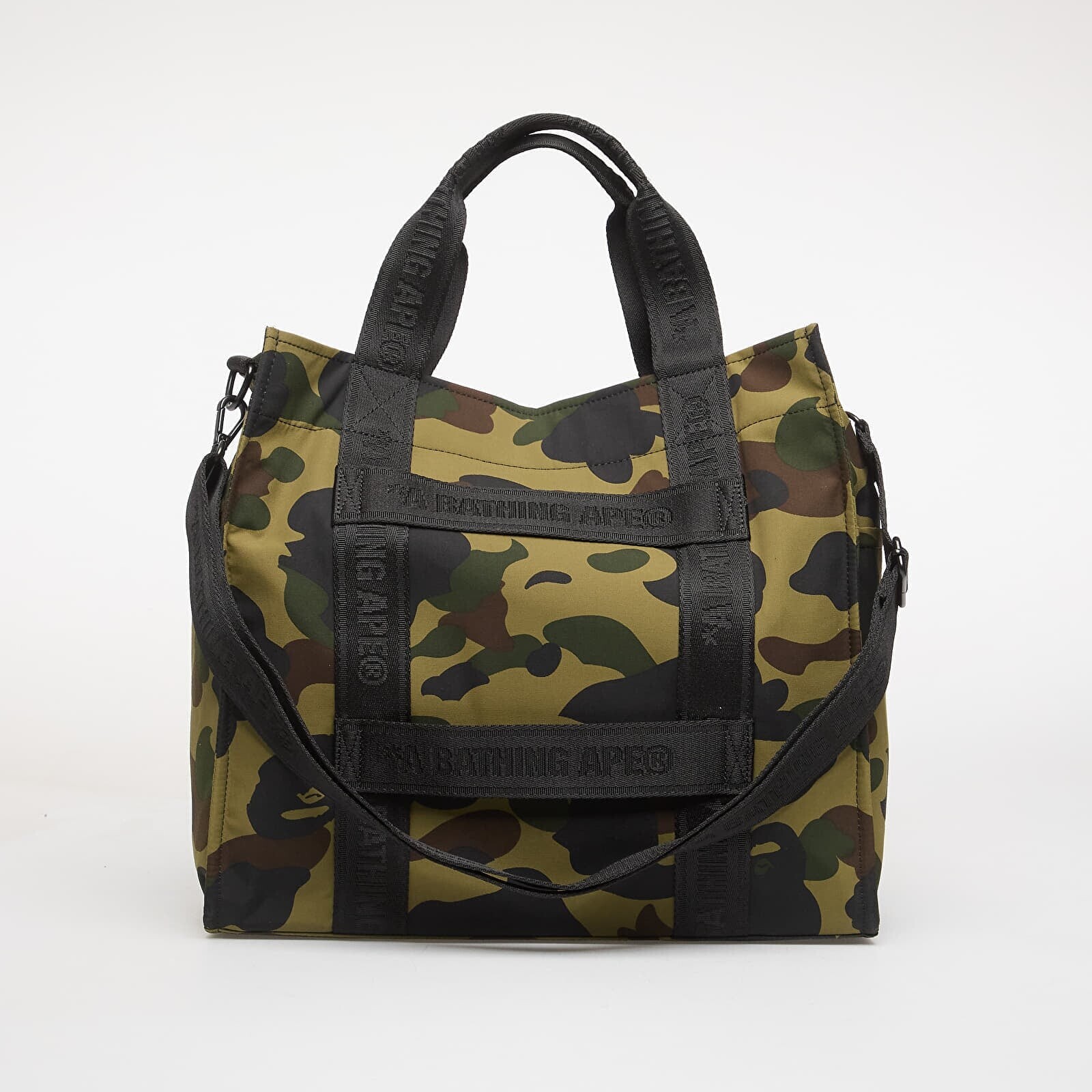 Bag A BATHING APE 1St Camo Sliding Tote Bag M Travel Green Universal