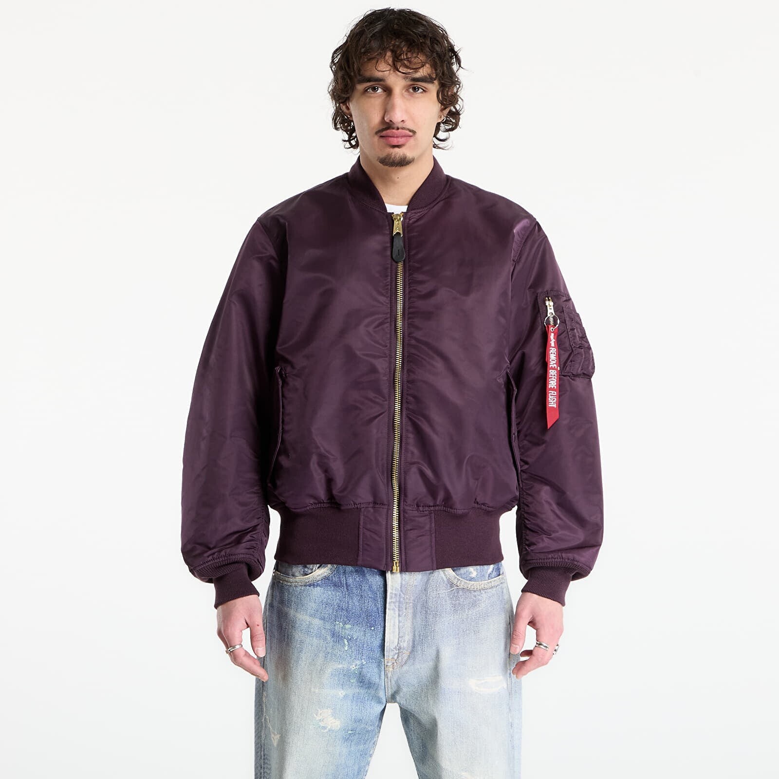 Jacket Alpha Industries MA-1 Heritage Bomber Plum XL