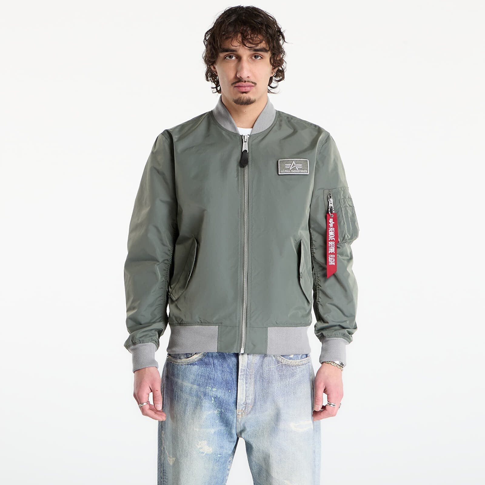 Jacket Alpha Industries MA-1 TTC Light Vintage Green/ Silver XL