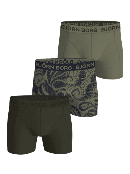 Björn Borg Bamboo Cotton Blend Boxers 3-pack Green, L