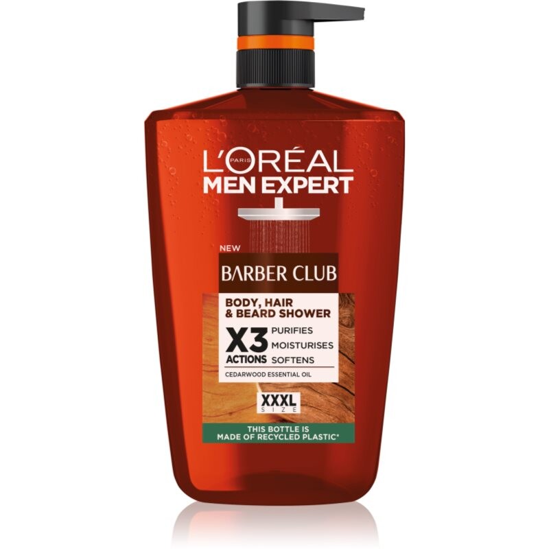 L’Oréal Paris Men Expert Barber Club gel cleanser for beard, face and hair 1000 ml