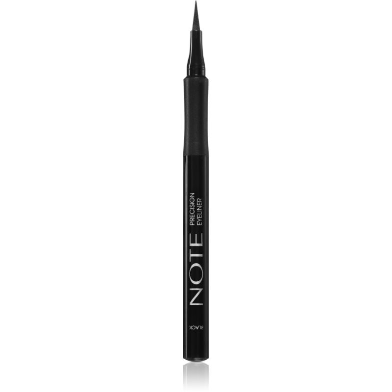 Note Cosmetique Precision Eyeliner precise waterproof eyeliner for the eye area shade Black 1 ml
