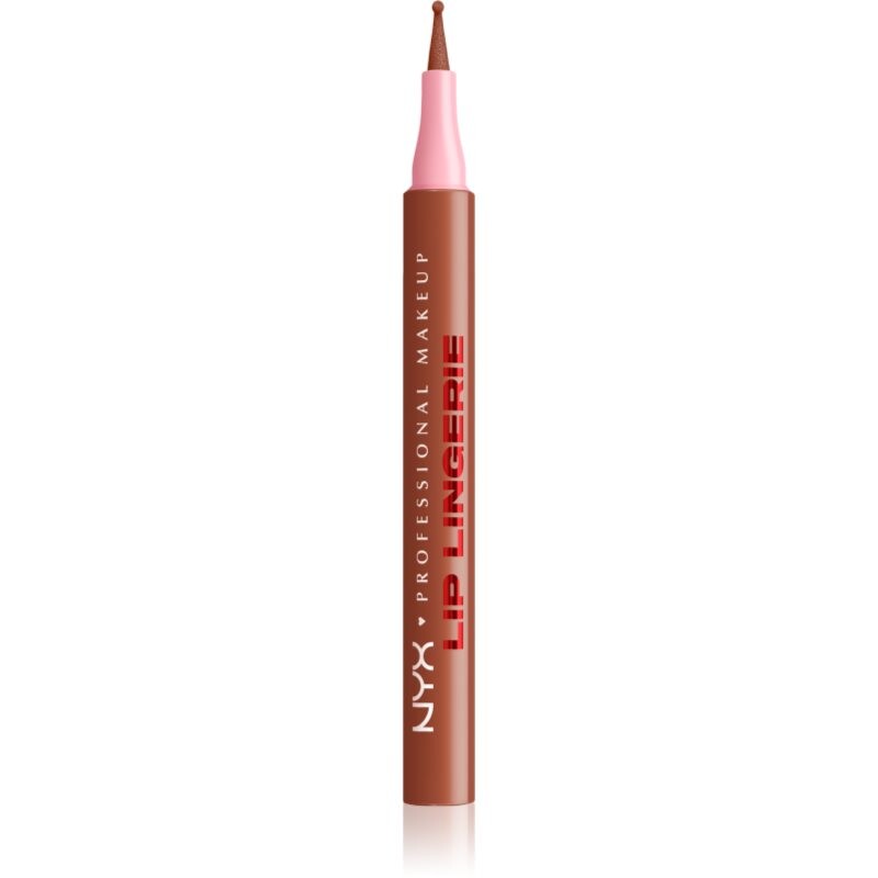 NYX Professional Makeup Lip Lingerie lip marker pen with long-lasting effect shade 02 Naughty Nude 1 ml