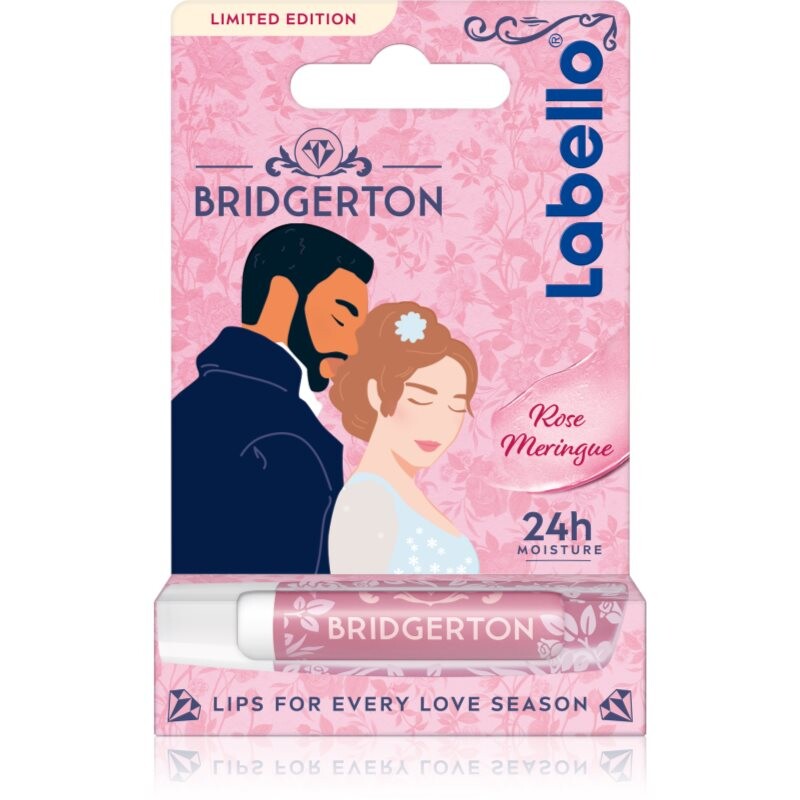 Labello Bridgerton Rose Meringue tinted moisturising lip balm 4.8 g