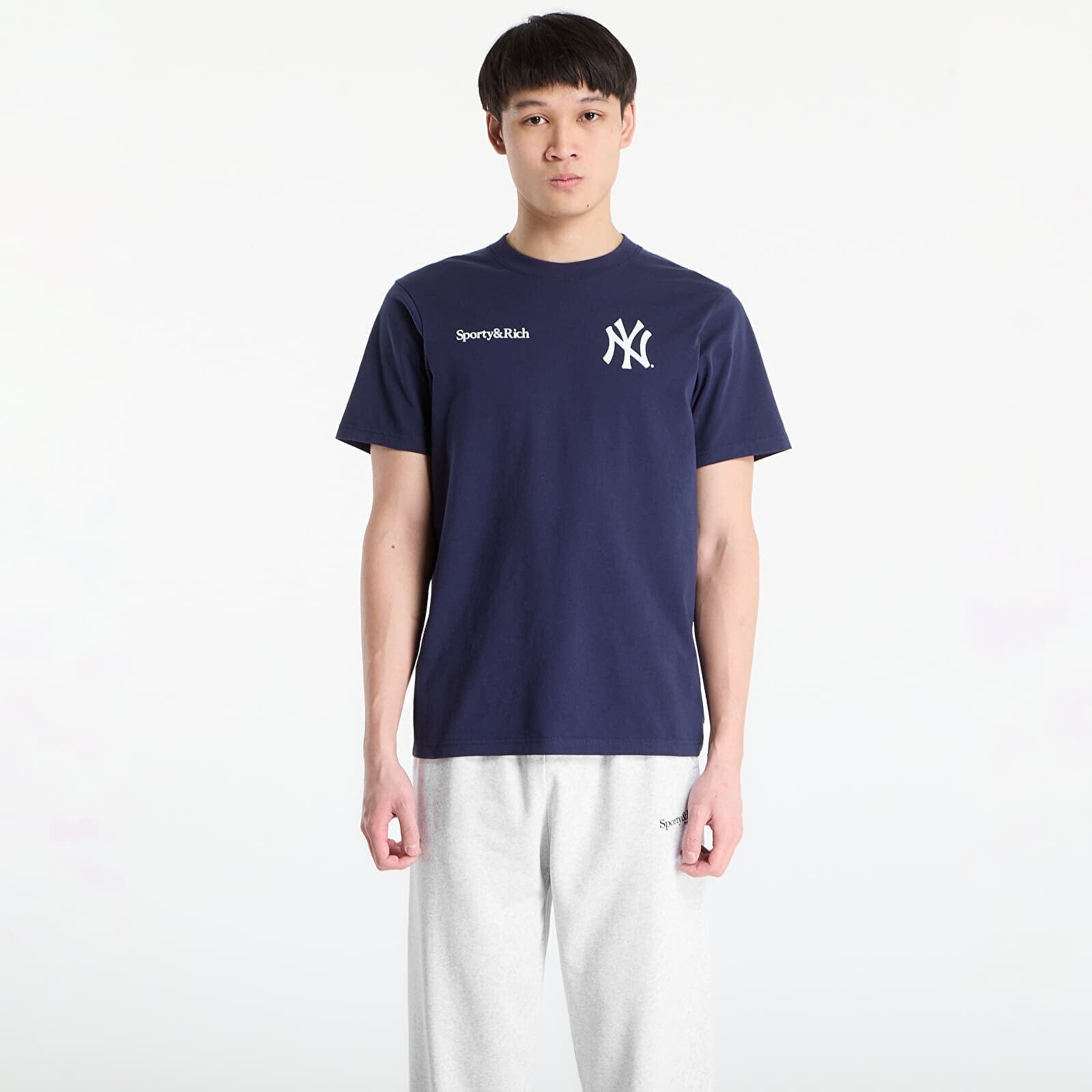 T-shirt Sporty & Rich Yankees Curve T-Shirt UNISEX Dark Navy S