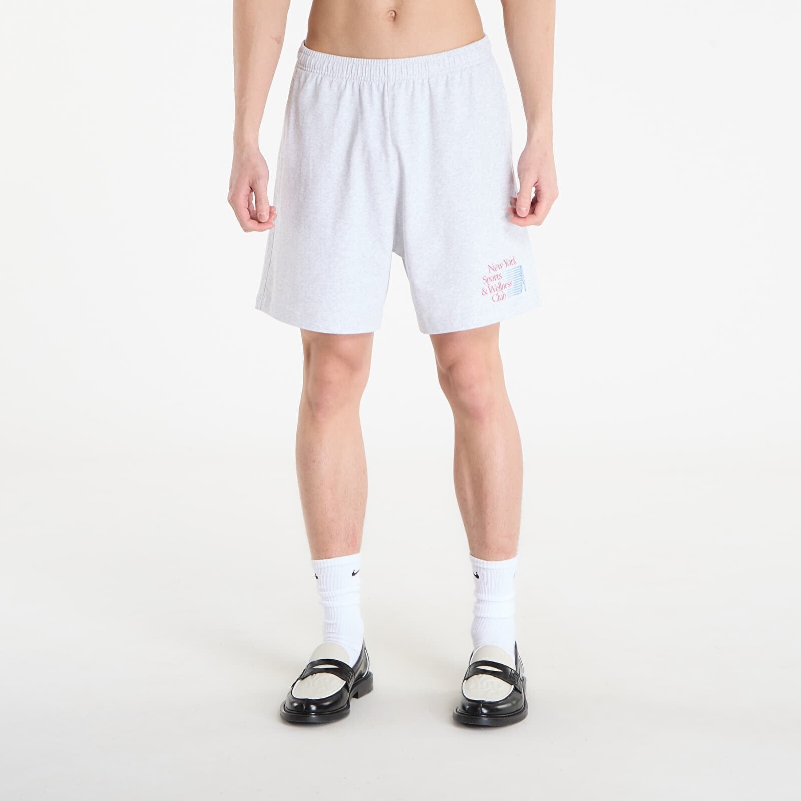 Sporty & Rich NY Motion Gym Short UNISEX Heather Gray XL