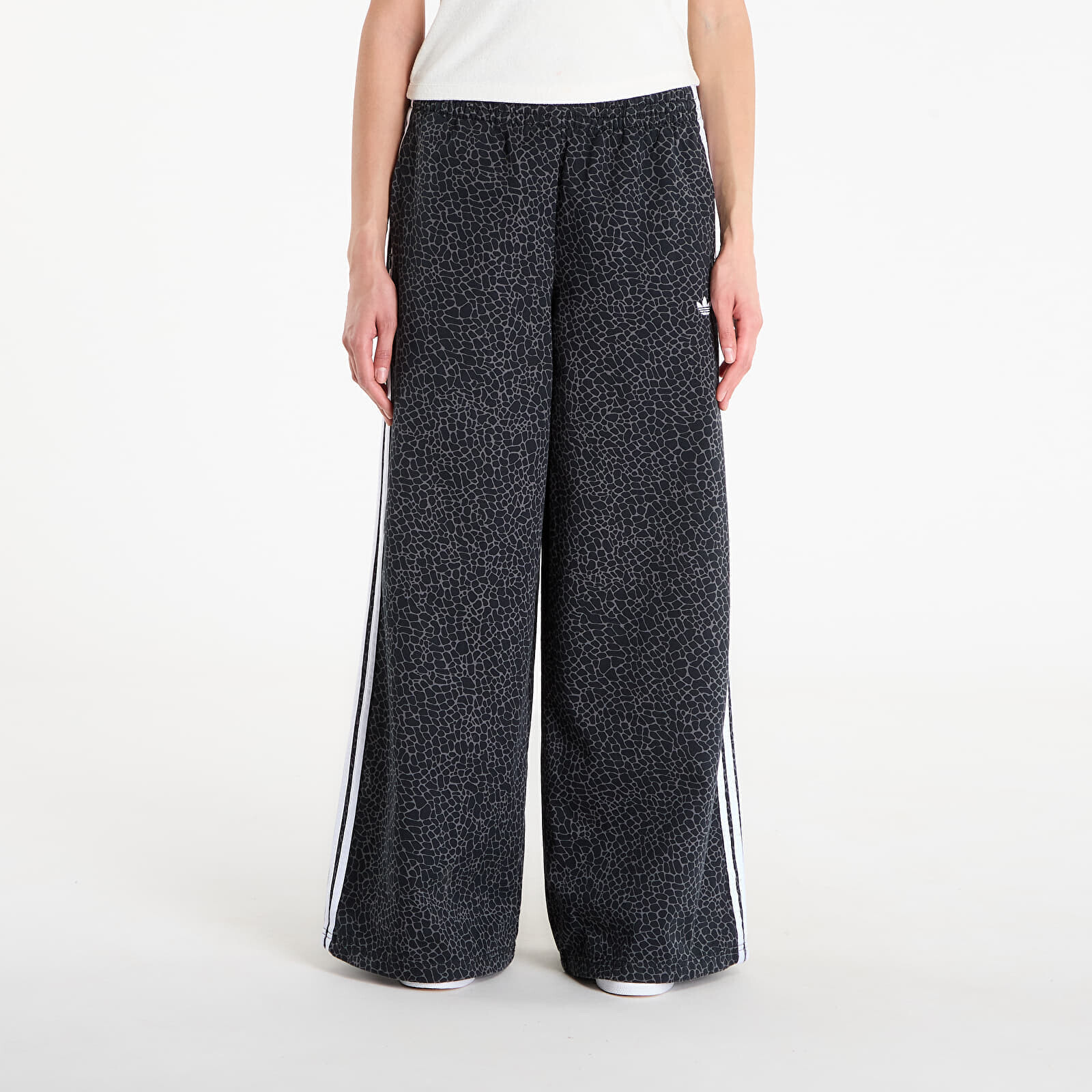 Pants adidas Firebird Oversized AOP Denim Pants Black/ Grey Six XL