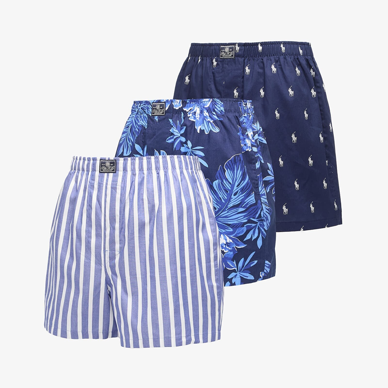 Ralph Lauren Open Boxer-3 Pack Boxer Blue L