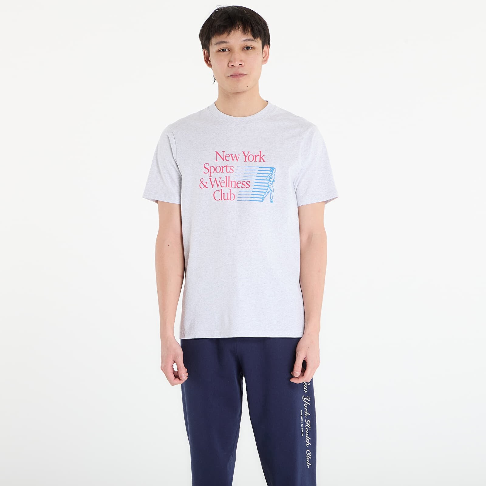 T-shirt Sporty & Rich NY Motion T-Shirt UNISEX Heather Gray XL