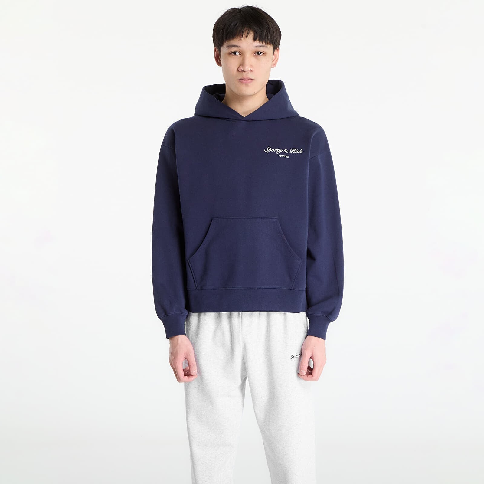 Sweatshirt Sporty & Rich Syracuse Hoodie UNISEX Dark Navy L
