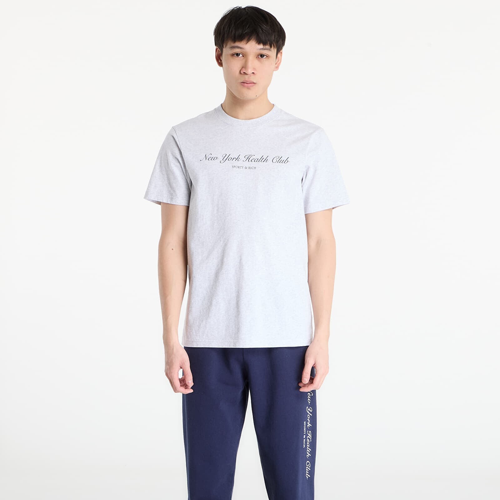 T-shirt Sporty & Rich NY Health Club T-Shirt UNISEX Heather Gray M