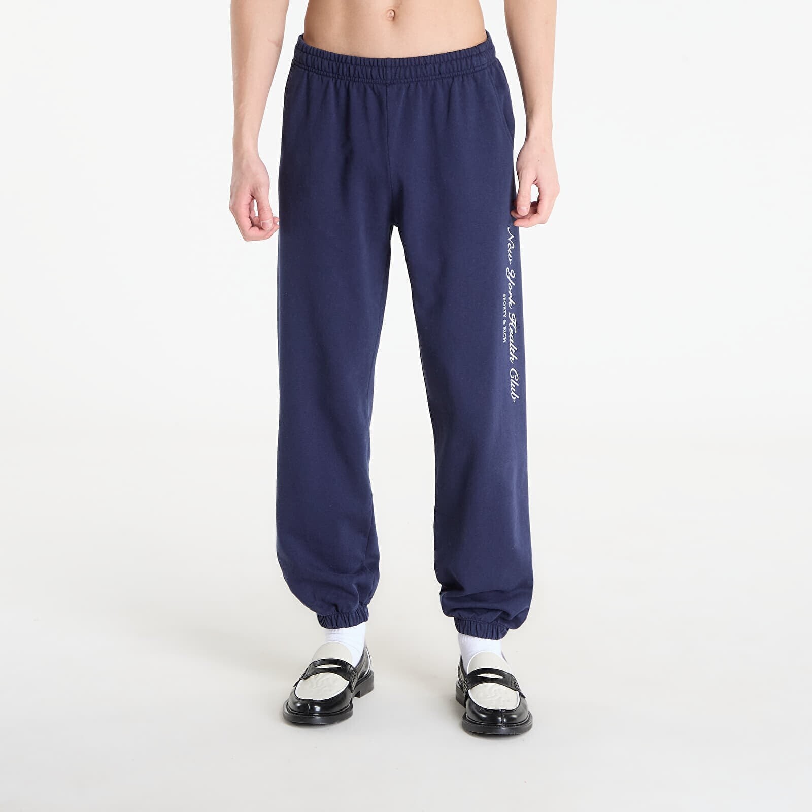 Pants Sporty & Rich NY Health Club Sweatpant UNISEX Dark Navy L