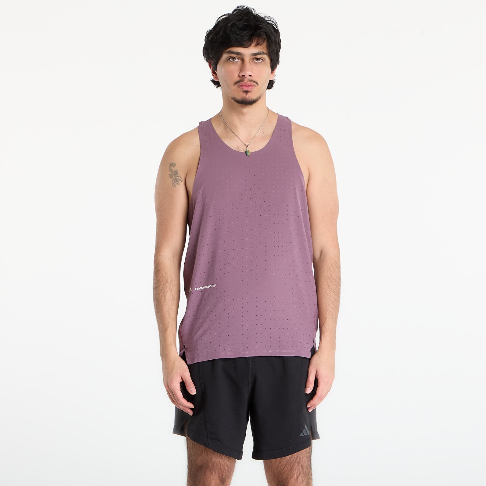 T-shirt adidas Adi365 x Hermanos Koumori Running Tank Top Shadow Fig XL