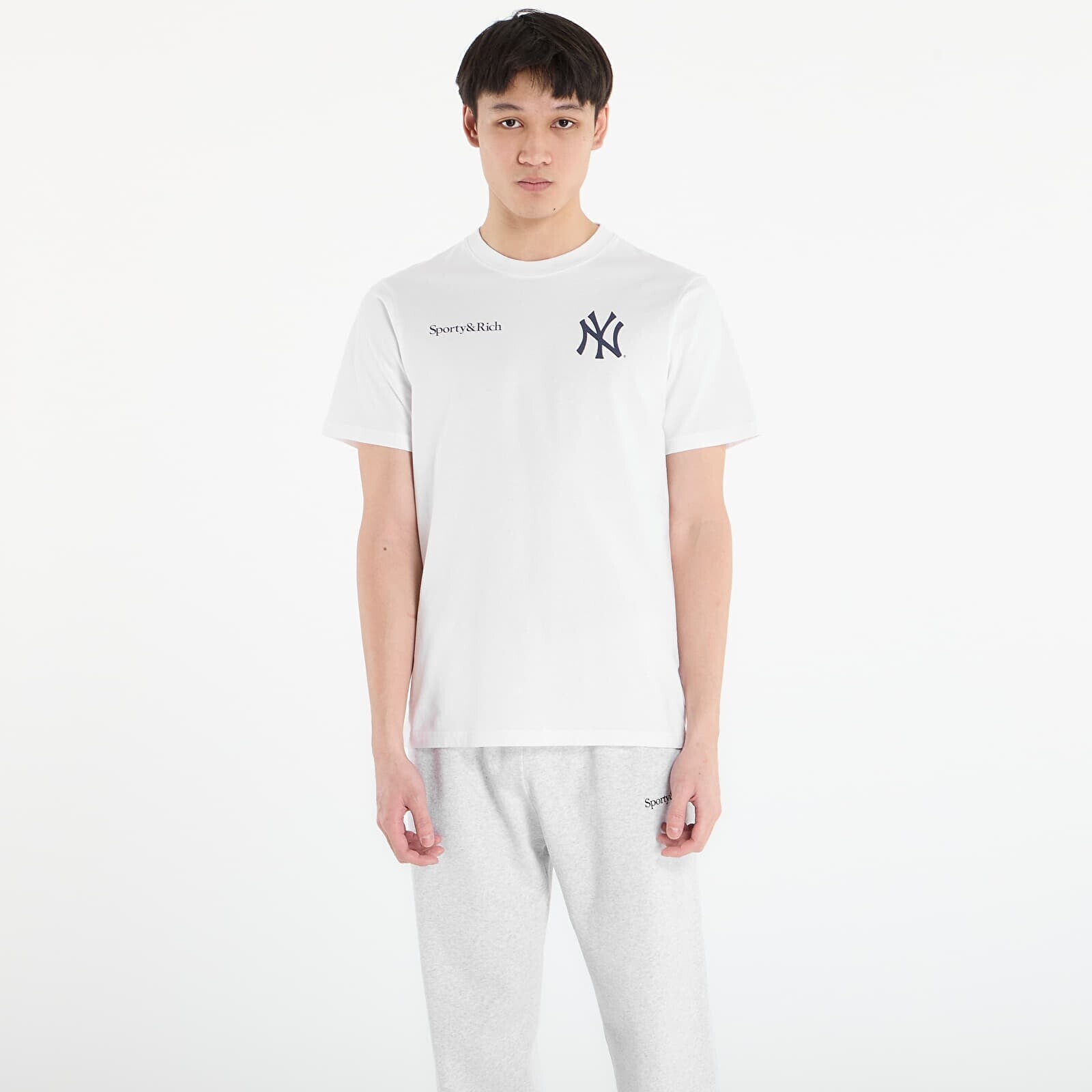 T-shirt Sporty & Rich Yankees Curve T-Shirt UNISEX White L