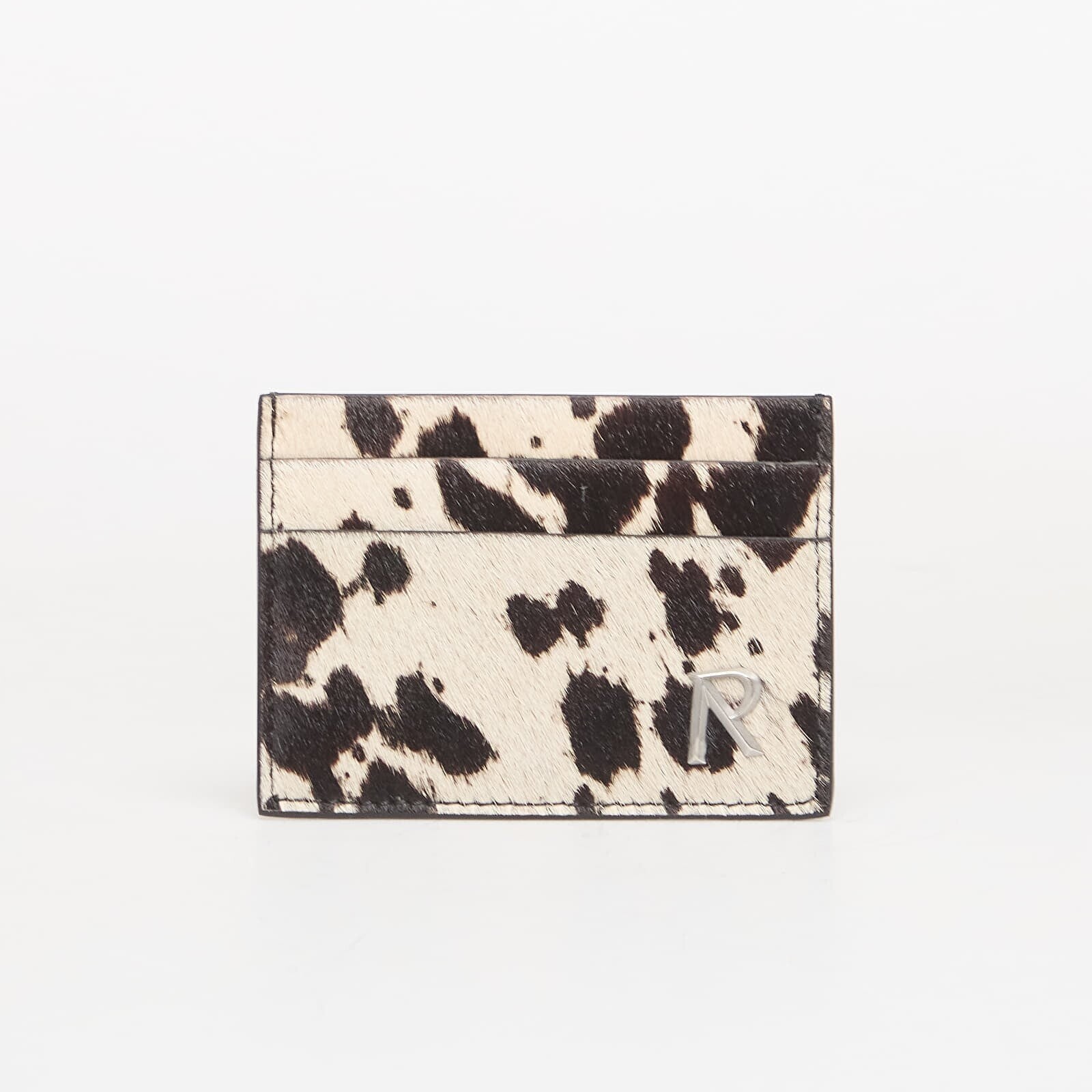 REPRESENT Cow Hide Card Holder Flat White/ Jet Black Universal