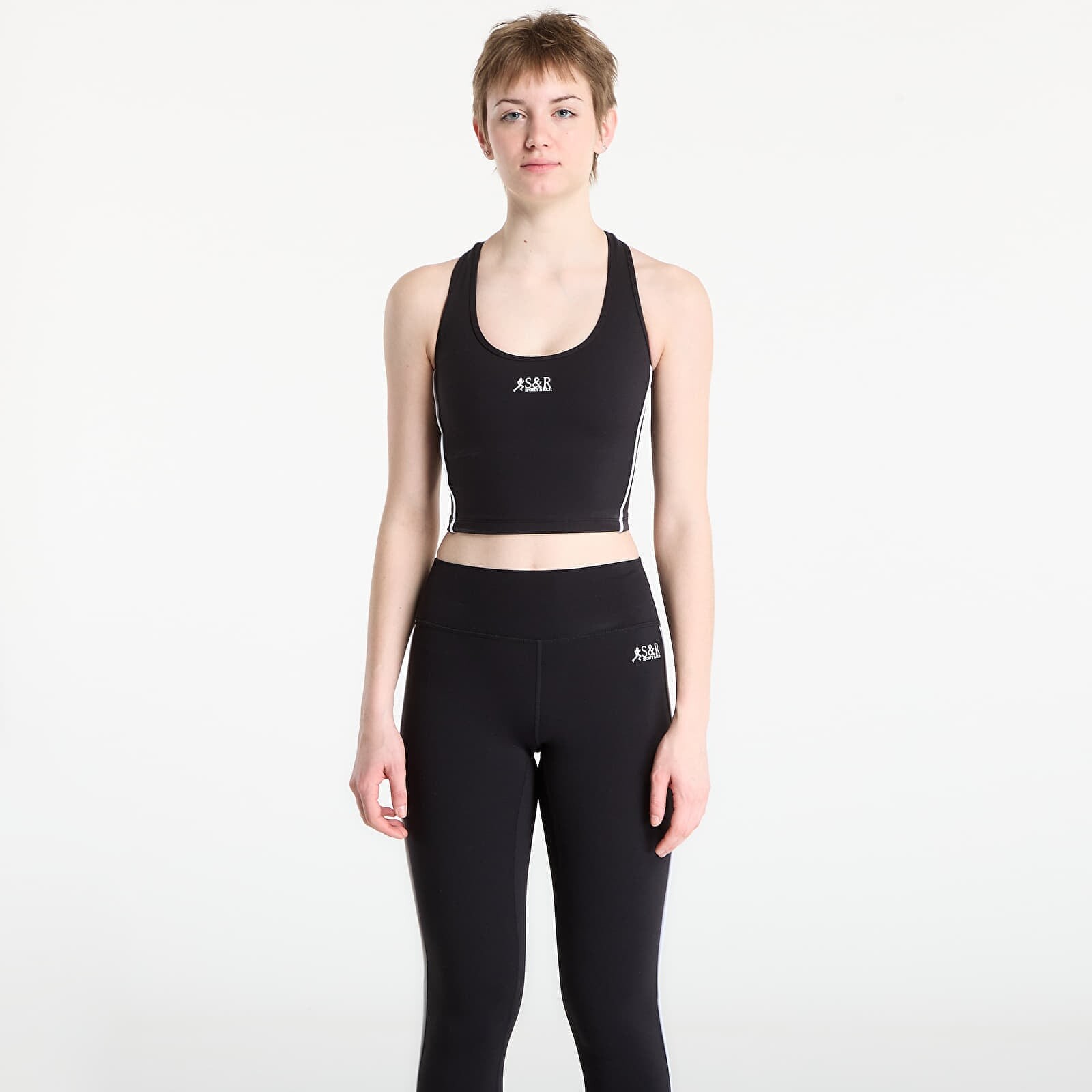 Tank top Sporty & Rich SR Runner Sports Tank Black S