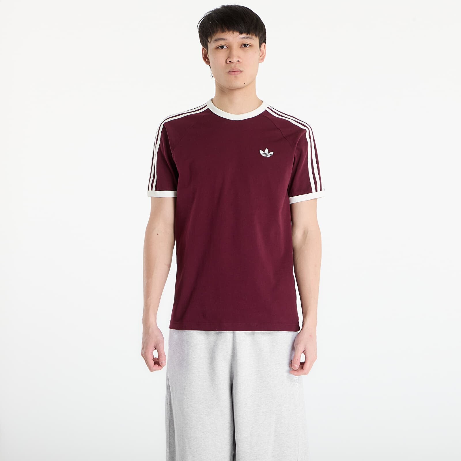 T-shirt adidas 3S Tee Maroon/ Off White M