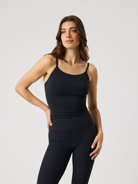 Björn Borg Studio Soft Cropped Tank Top Black, L