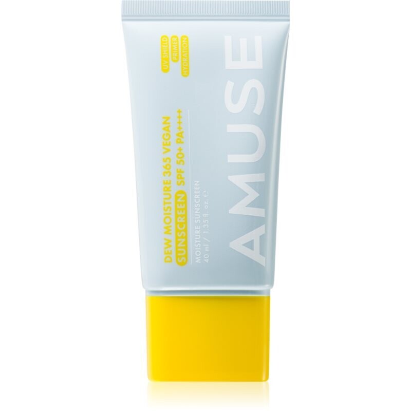 AMUSE Dew Moisture 365 Vegan Sunscreen face sun fluid with moisturising effect 40 ml