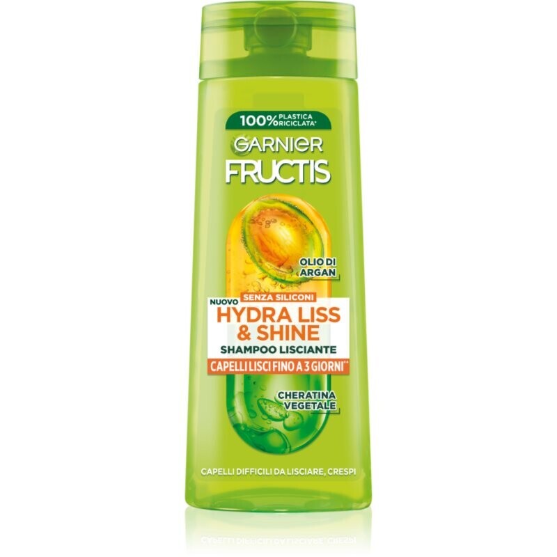 Garnier Fructis Hydra Liss & Shine shampoo for unruly hair 250 ml