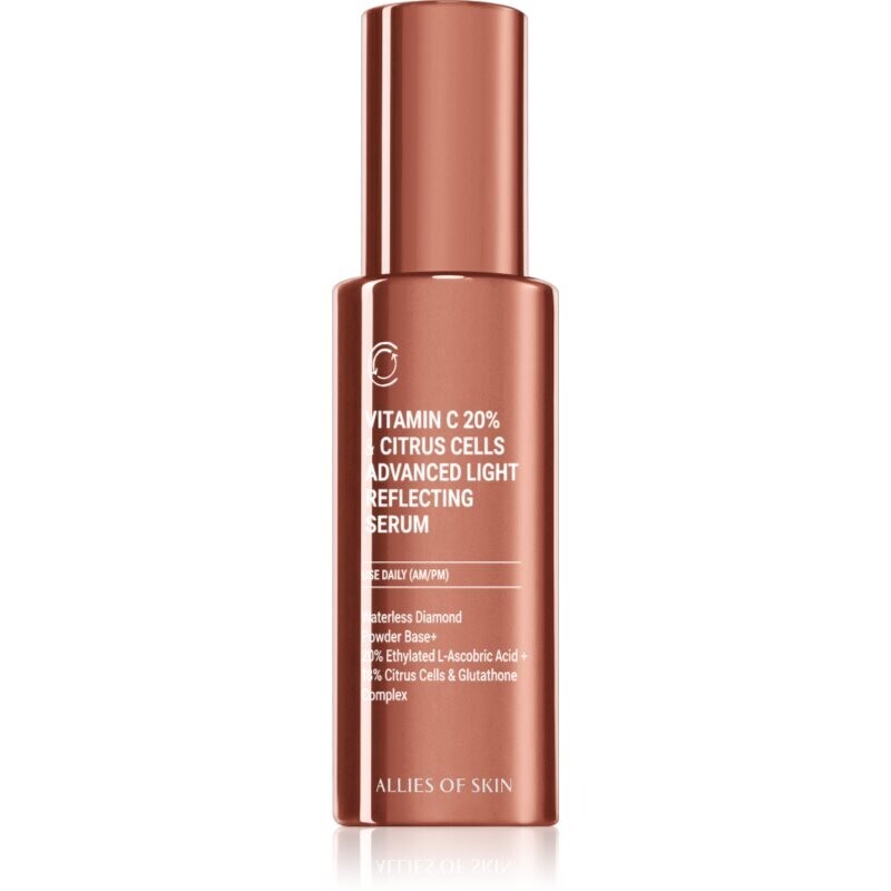 Allies of Skin Vitamin C 20% & Citrus Cells Advanced Firm & Glow Serum brightening face serum with vitamin C 30 ml
