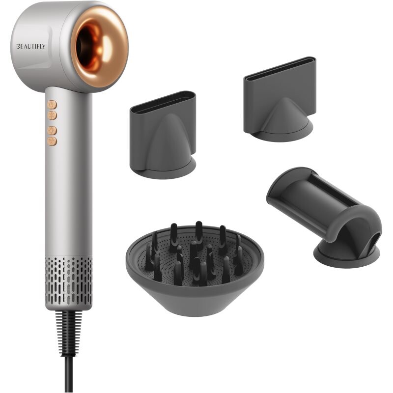 Beautifly IonBoost hair dryer Silver 1 pc