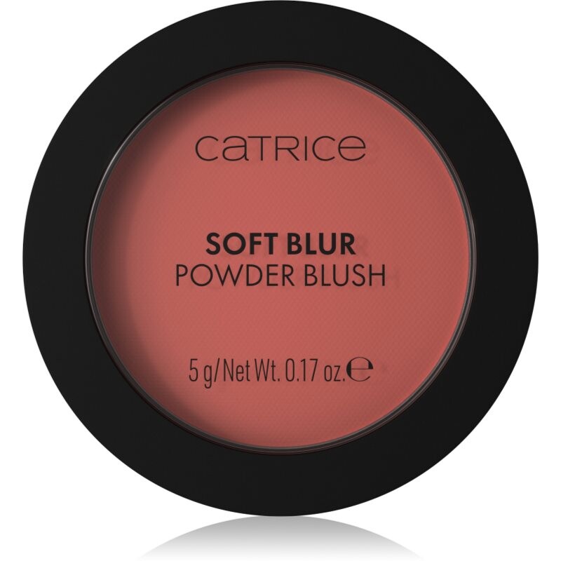 Catrice Soft Blur Powder Brush powder blusher with matt effect shade 060 Berry me later! 5 g