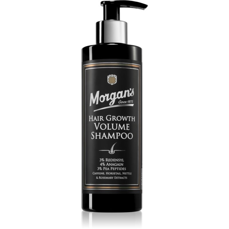 Morgan's Hair Growth Volume Shampoo shampoo to support hair growth for men 250 ml