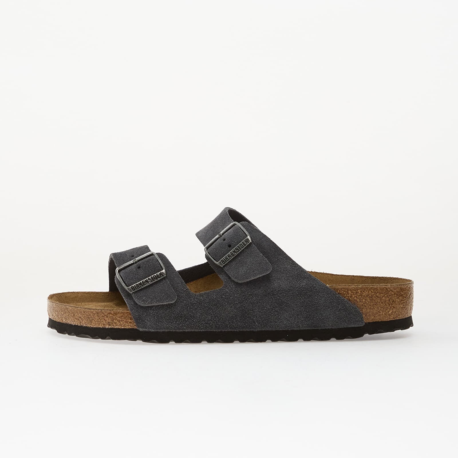 Sneakers Birkenstock Arizona Suede Leather Unisex Charcoal UK 7.5