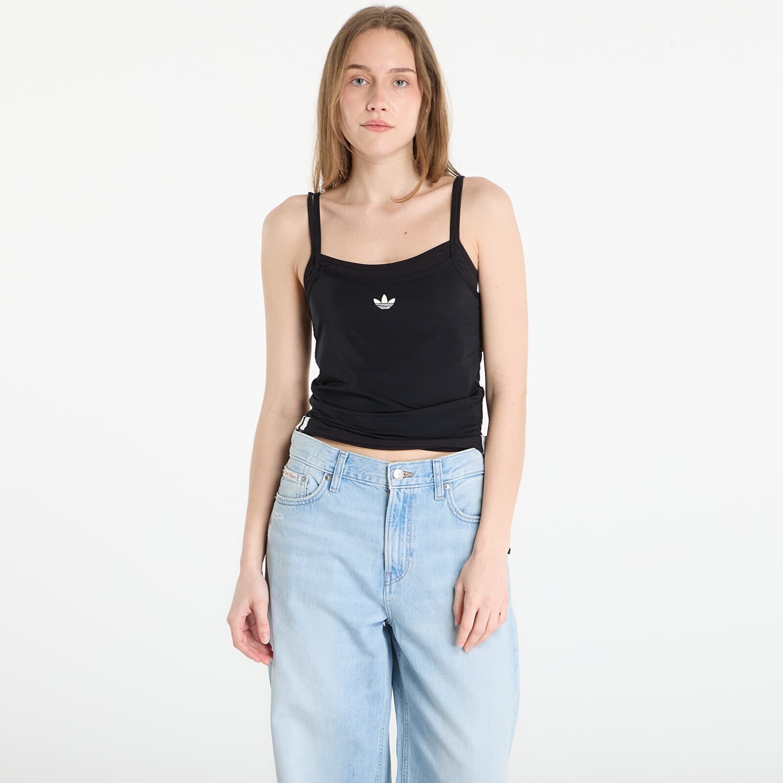 Tank top adidas Layered Tank Black/ Black L