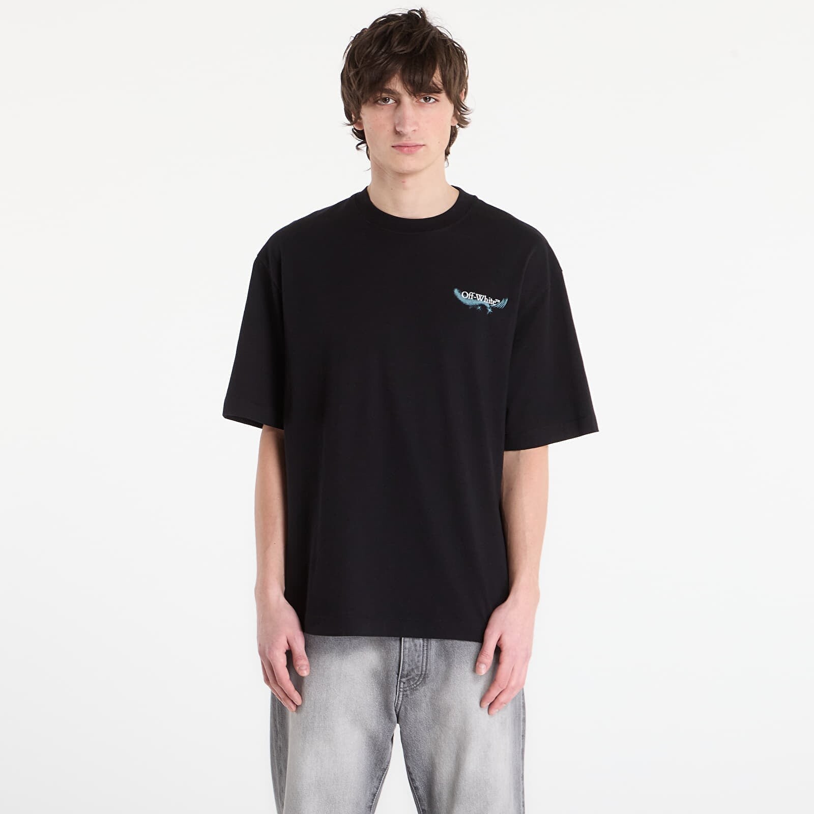T-shirt Off-White Moon S/S Skate Tee Black L