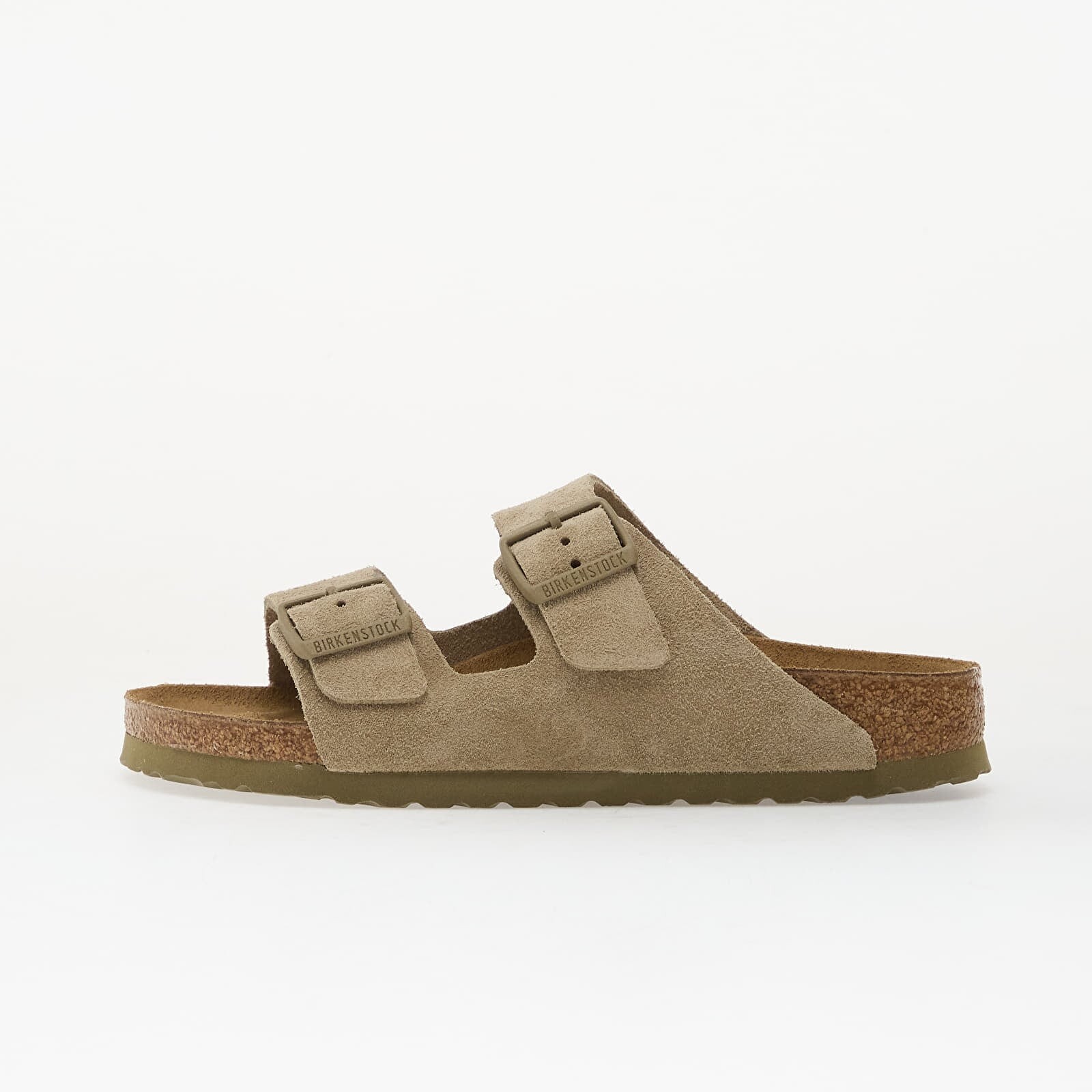 Sneakers Birkenstock Arizona Suede Leather Unisex Faded Khaki UK 4.5