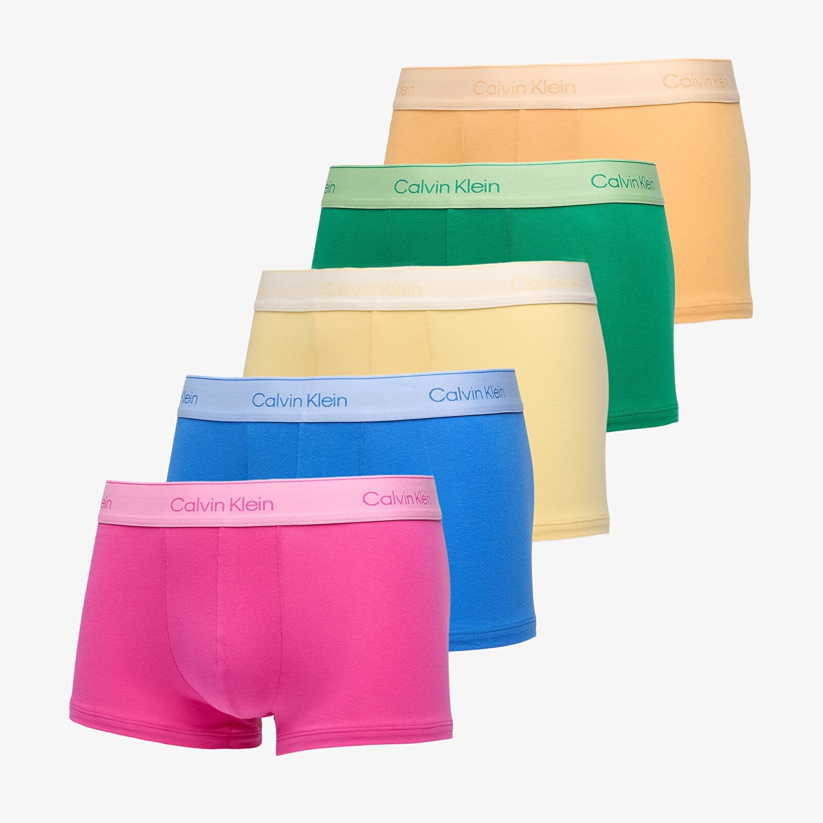 Calvin Klein Low Rise Trunk 5-Pack Yellow S